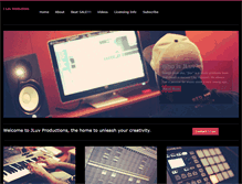 Tablet Screenshot of jluvproductions.com